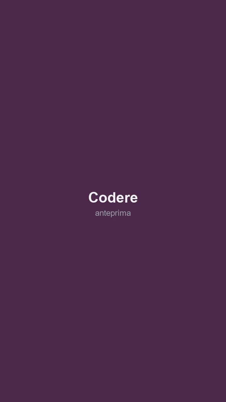 Schermata di Codere