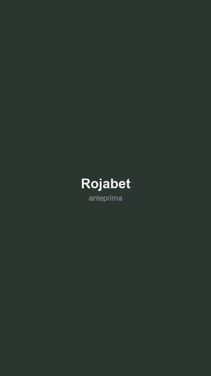 Schermata di Rojabet