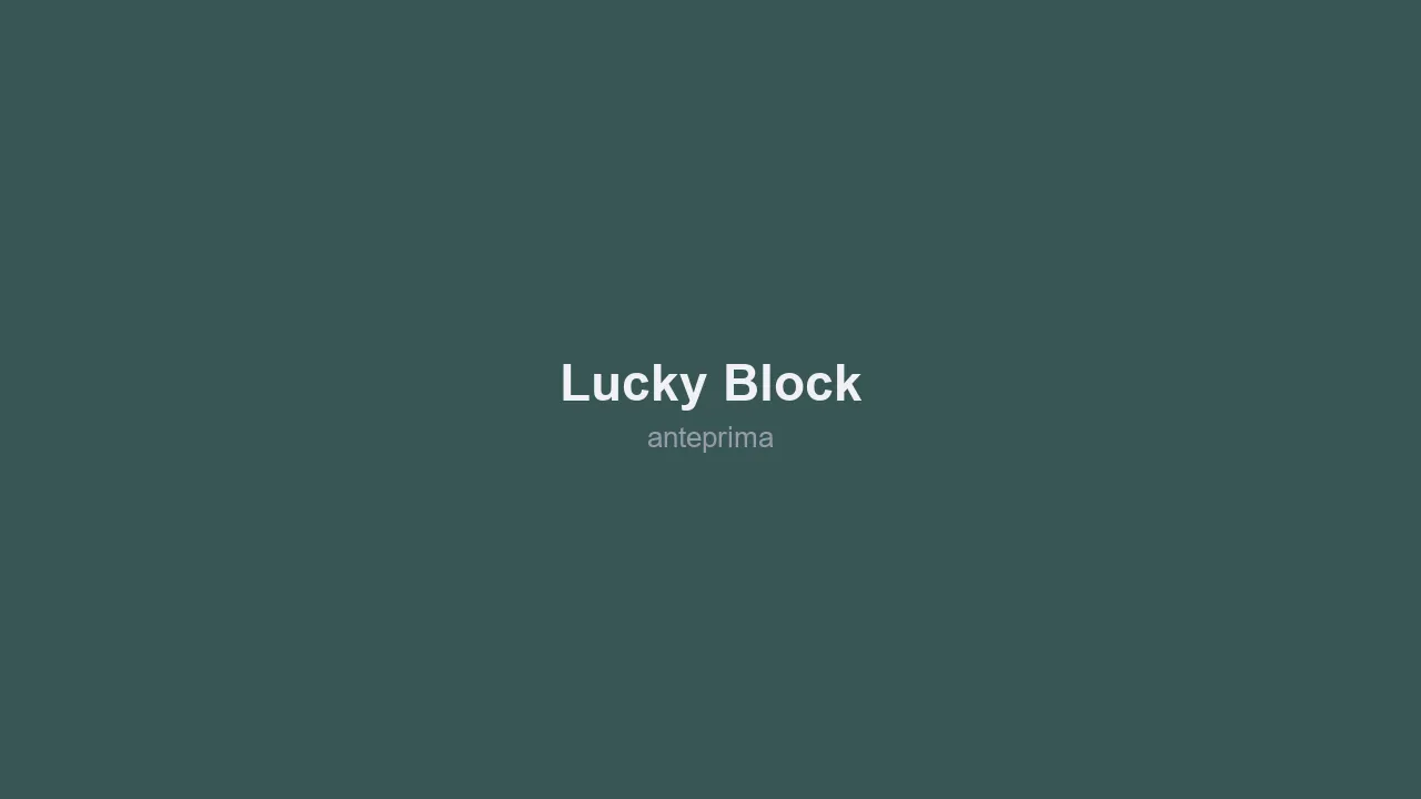 Migliori Siti Scommesse Cina 2026 11 Schermata di Lucky Block