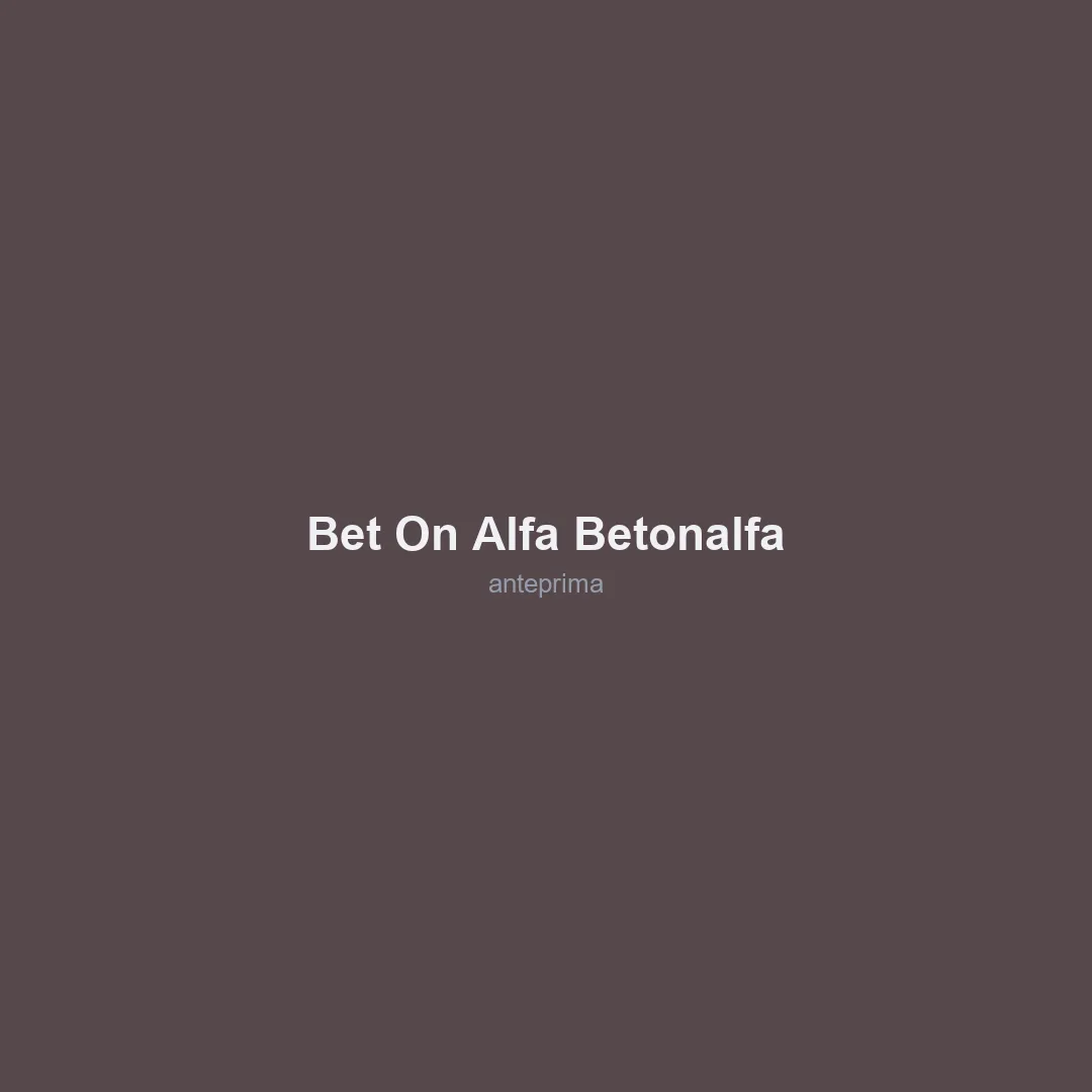 Schermata 2 di Bet on Alfa (Betonalfa)