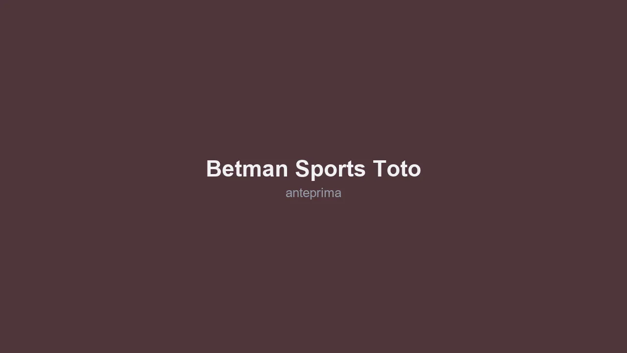 Schermata 1 di Betman (Sports Toto)