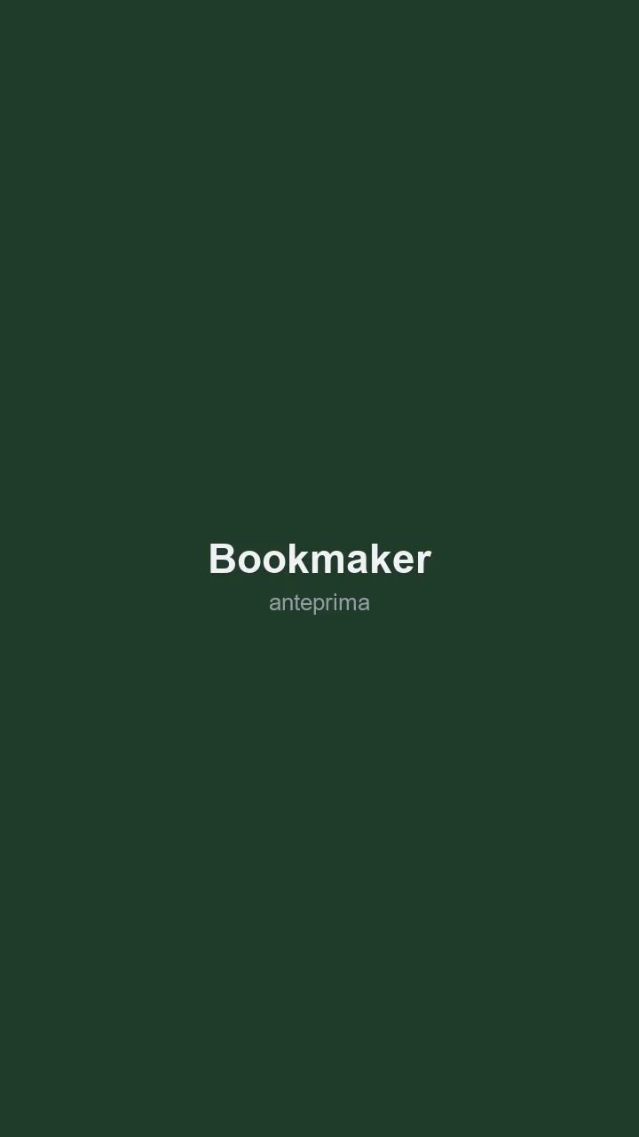 Schermata di BookMaker