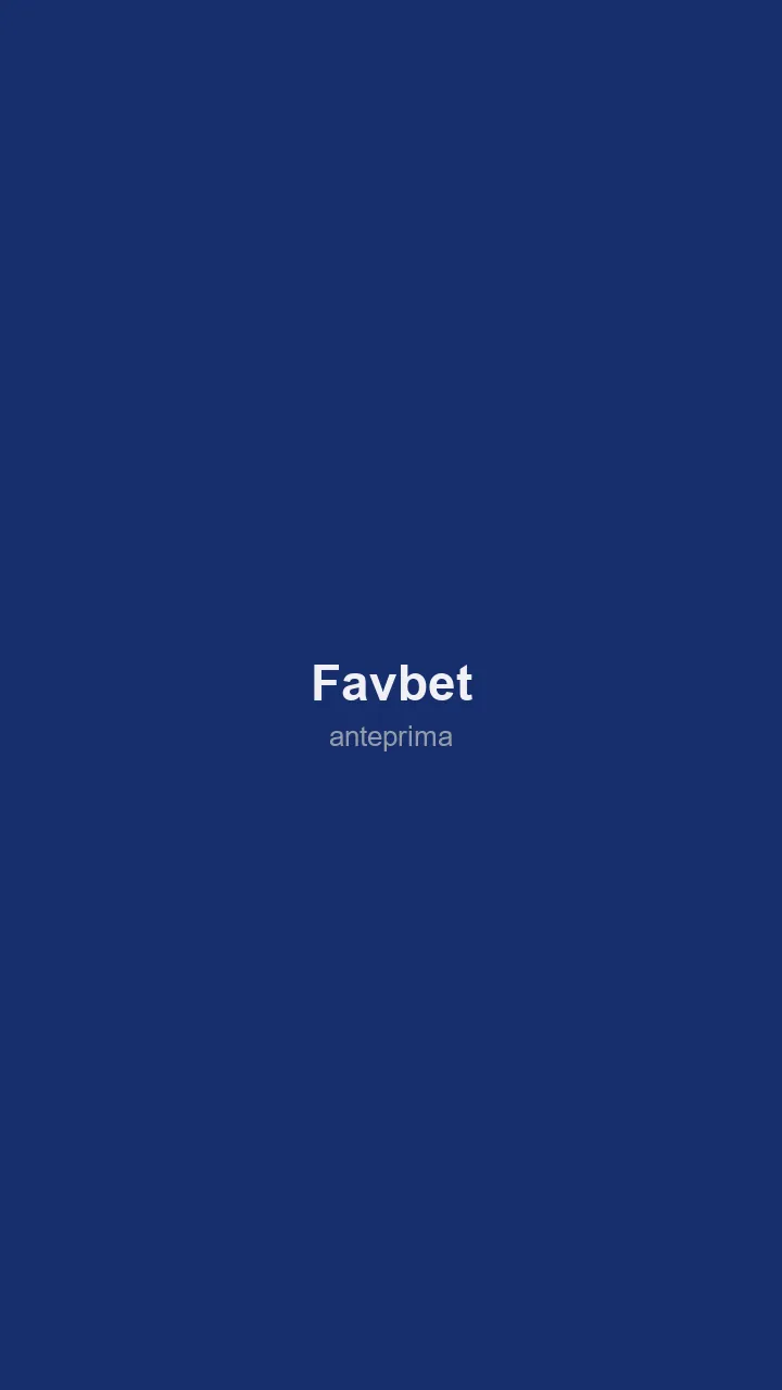 Schermata di Favbet