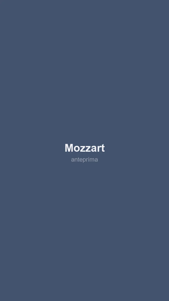 Schermata di Mozzart