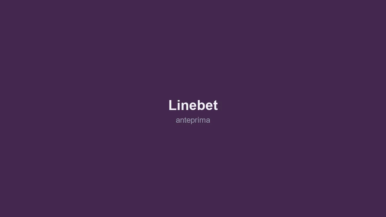 Schermata 1 di Linebet