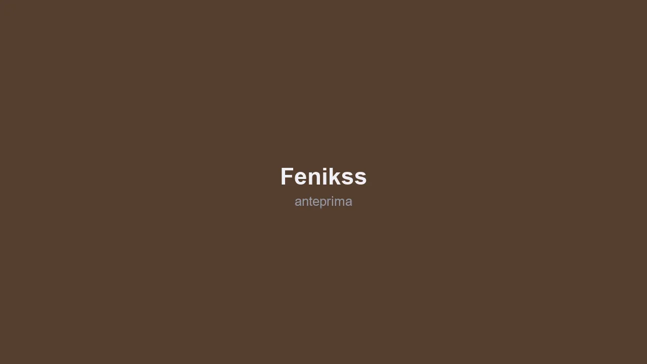 Schermata di Fenikss