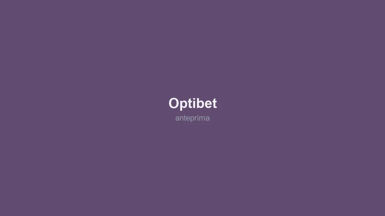 Schermata di Optibet