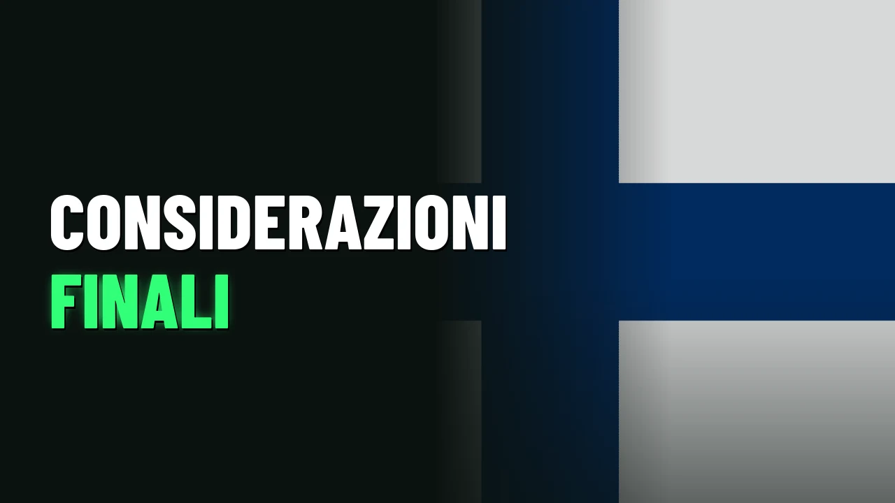 Considerazioni finali
