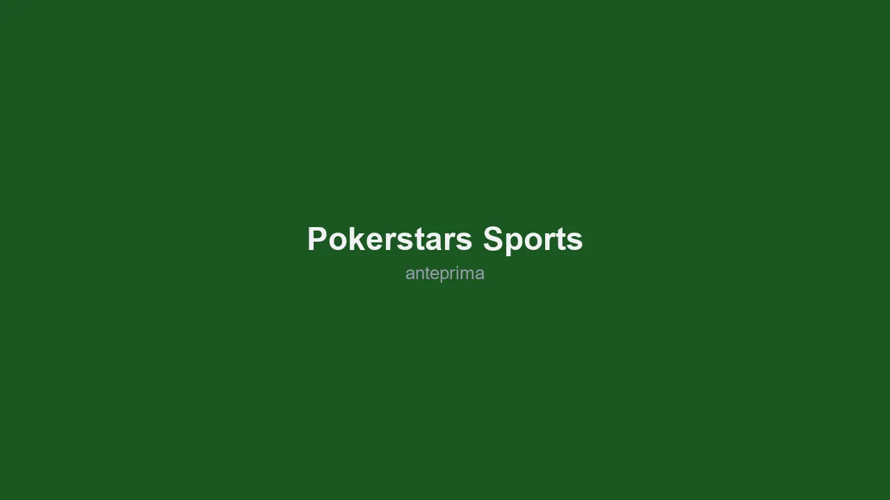 Schermata 3 di PokerStars Sports