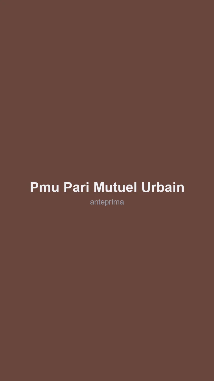 Schermata 1 di PMU (Pari Mutuel Urbain)