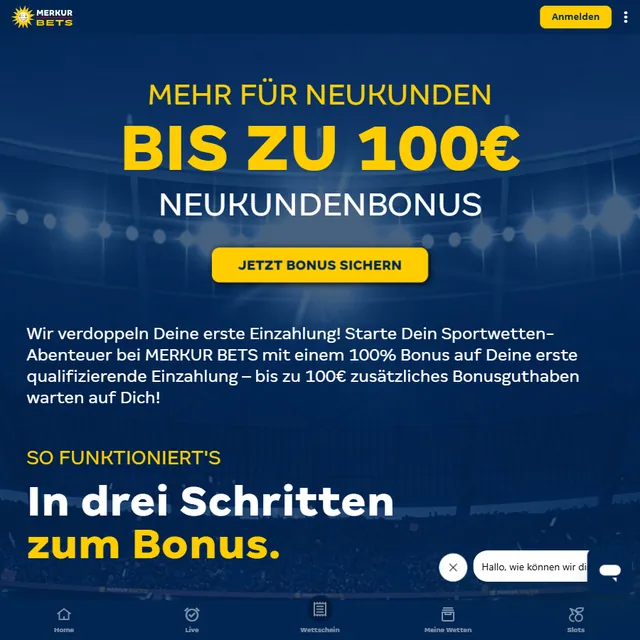 Migliori Siti Scommesse Tedeschi: Germania 2026 29 Schermata 3 di Merkur Bets