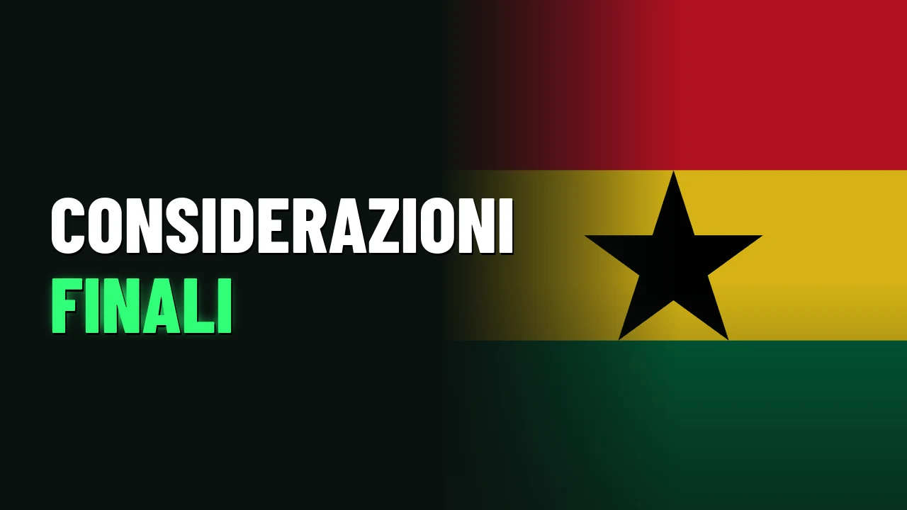 Considerazioni finali