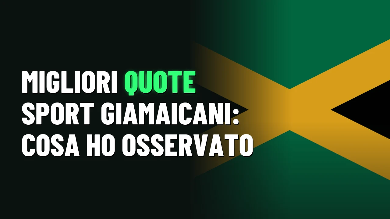 Migliori quote sport giamaicani: cosa ho osservato