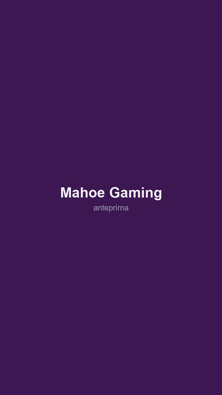 Schermata di Mahoe Gaming