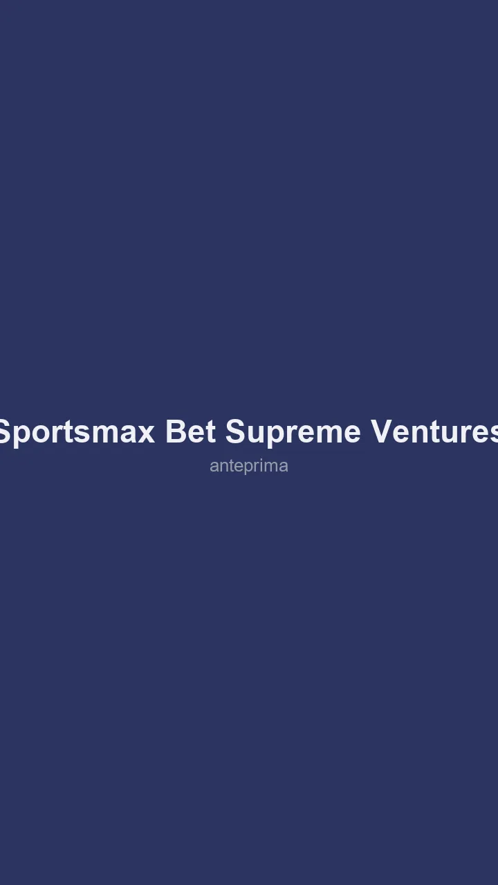 Schermata di SportsMax Bet / Supreme Ventures