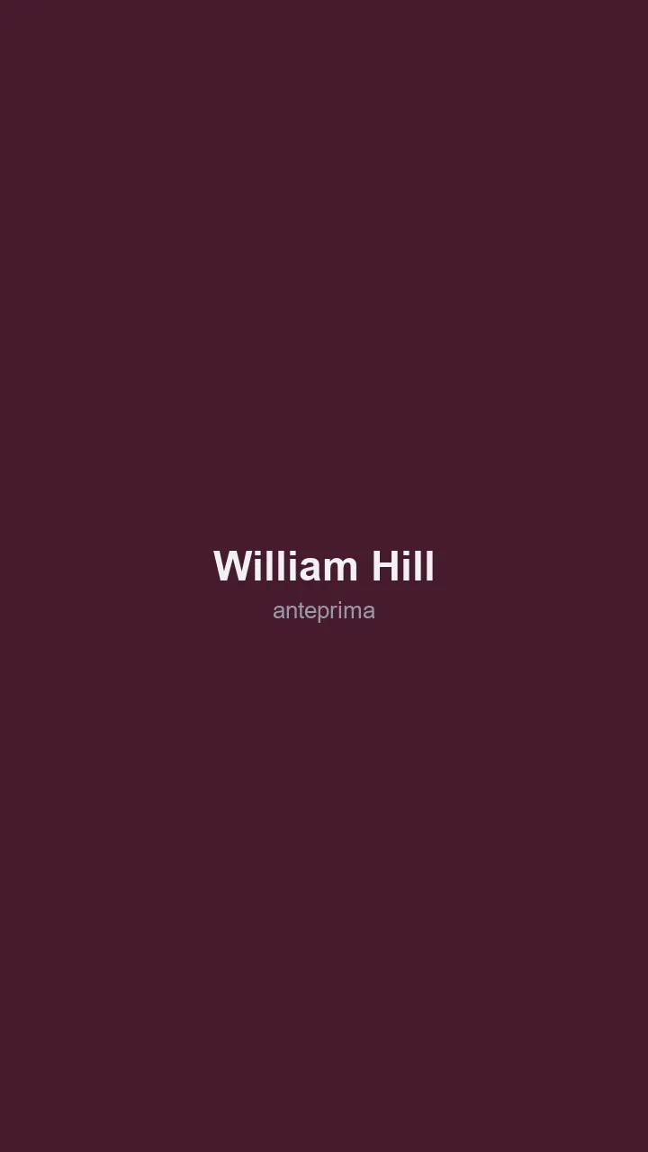 Schermata di William Hill