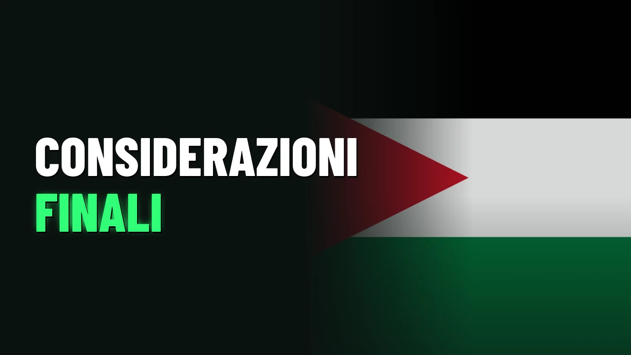 Considerazioni finali