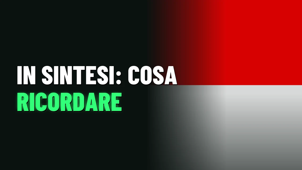 In sintesi: cosa ricordare