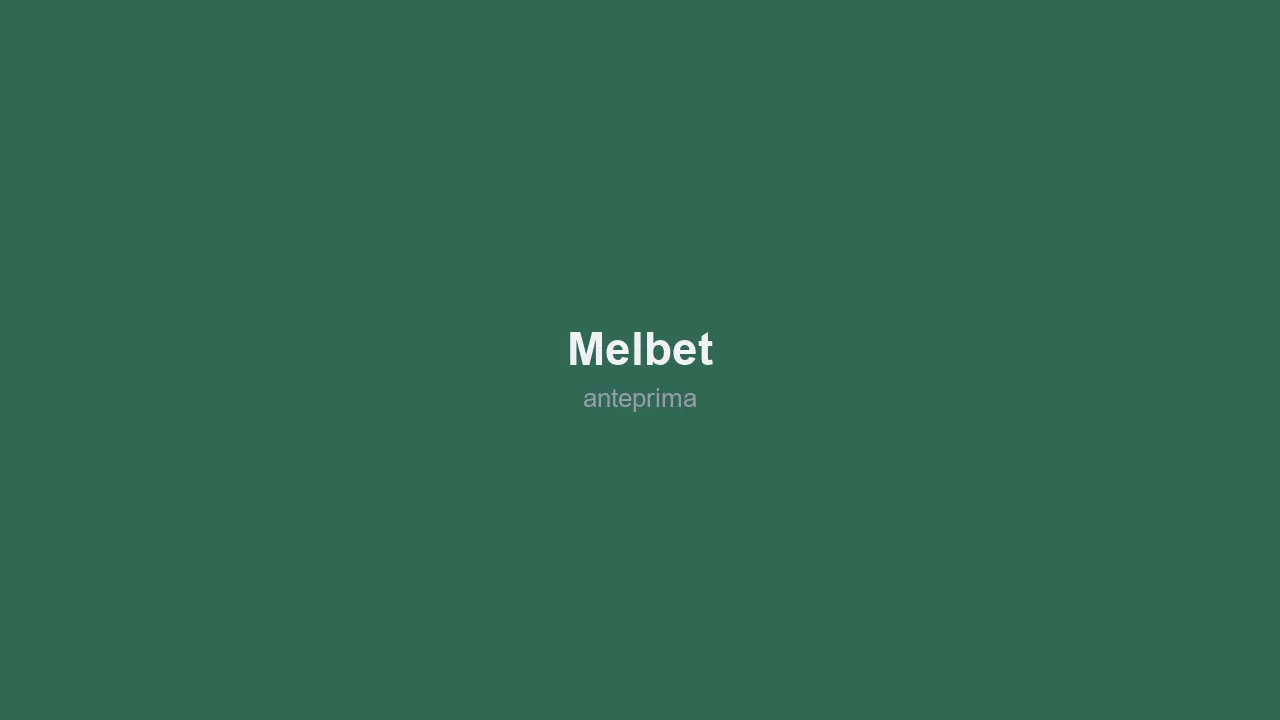 Schermata 1 di Melbet