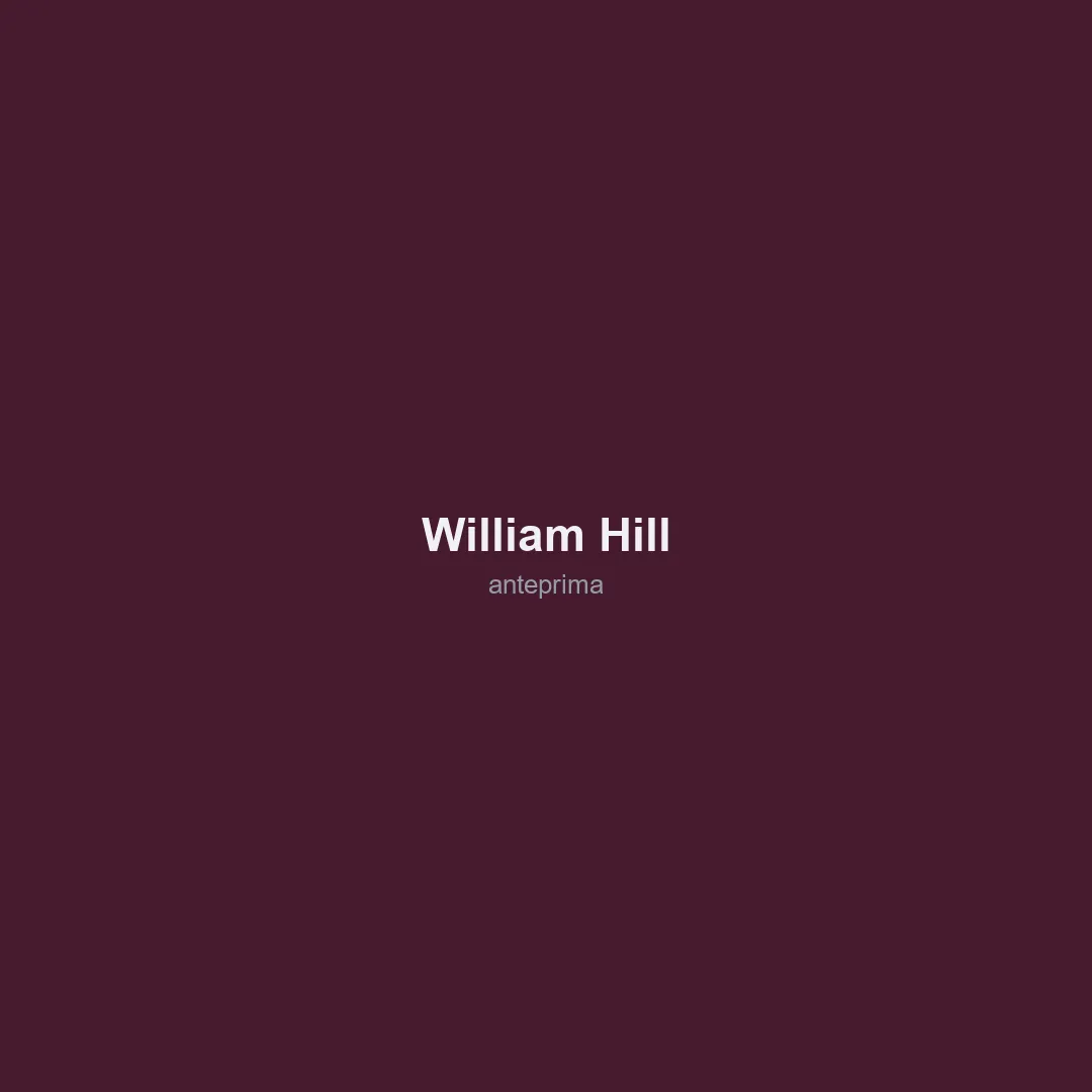 Schermata di William Hill