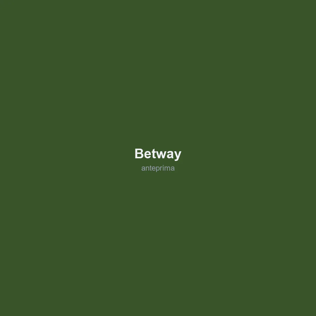 Schermata di Betway