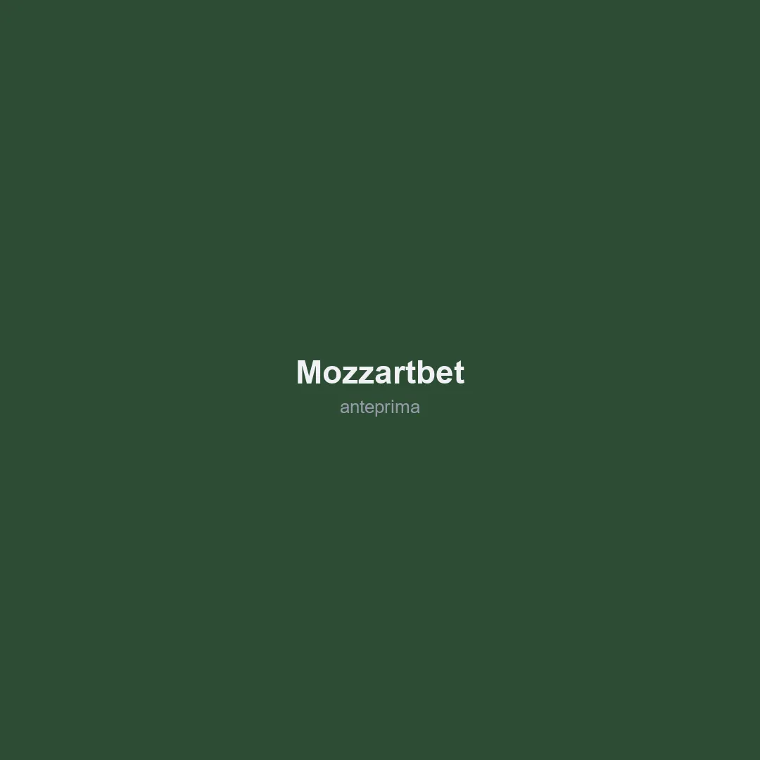 Schermata di Mozzartbet