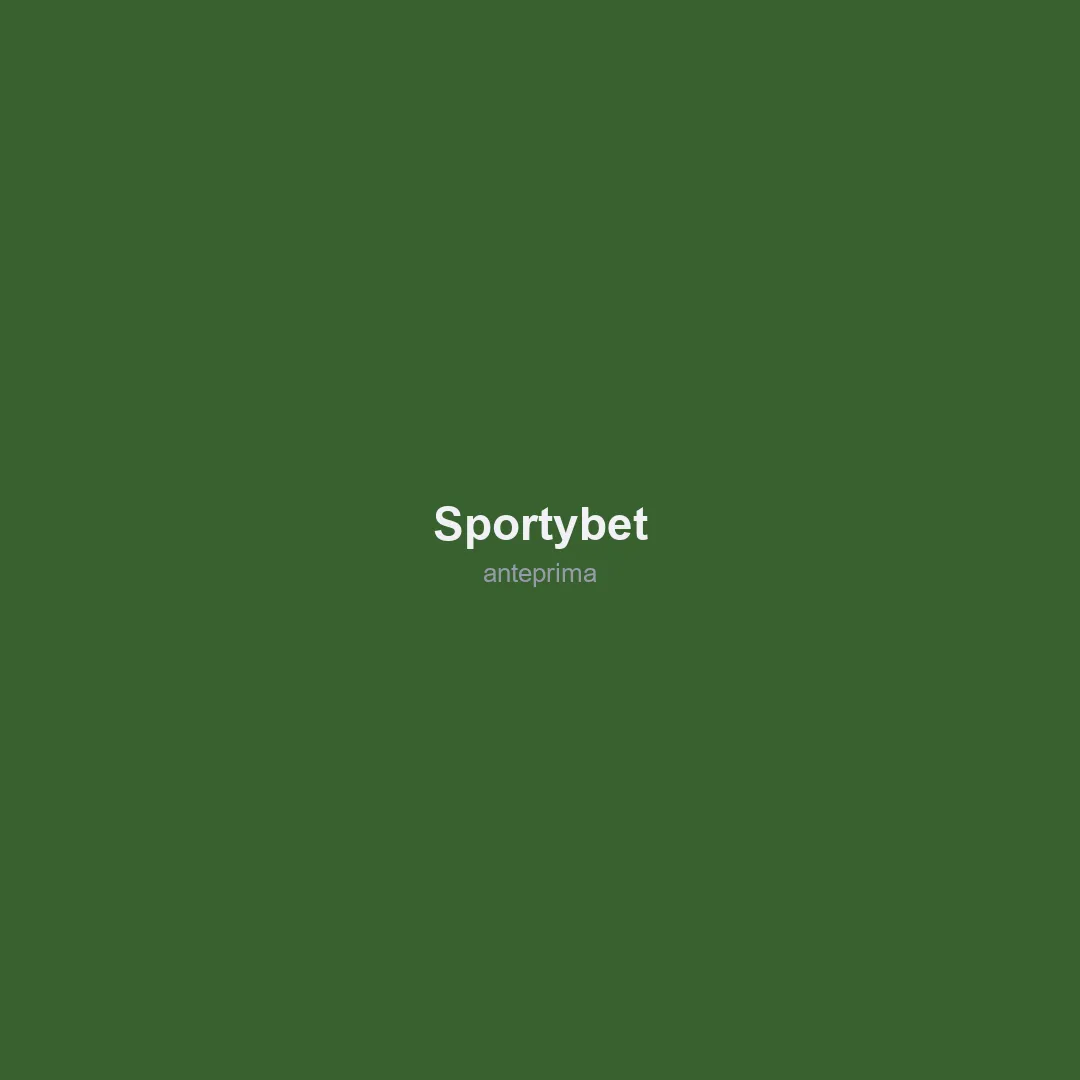 Schermata di SportyBet