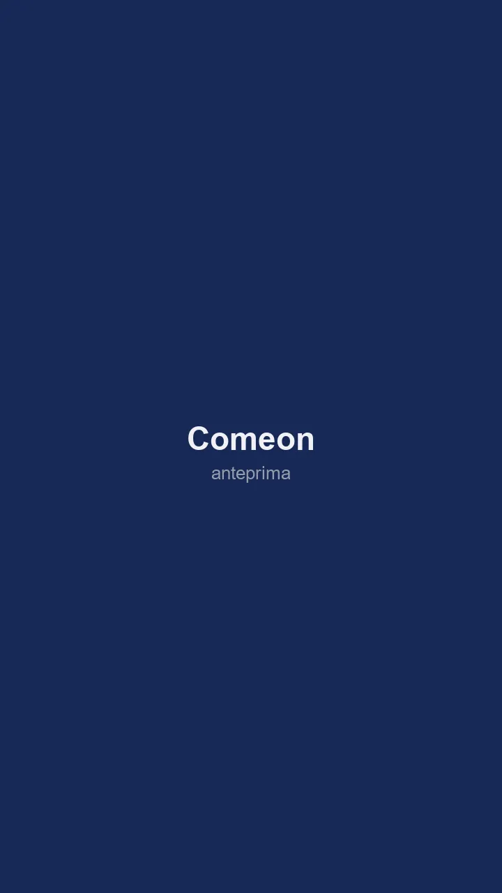 Schermata di ComeOn