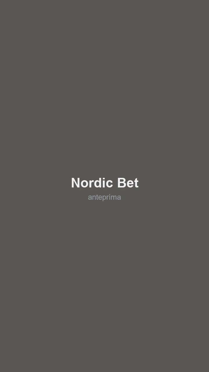 Schermata di Nordic Bet