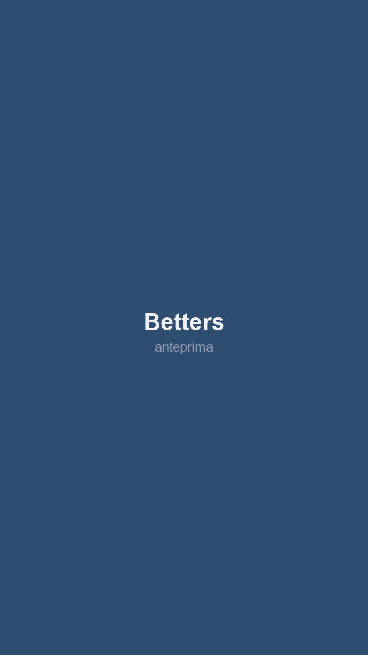 Schermata di Betters