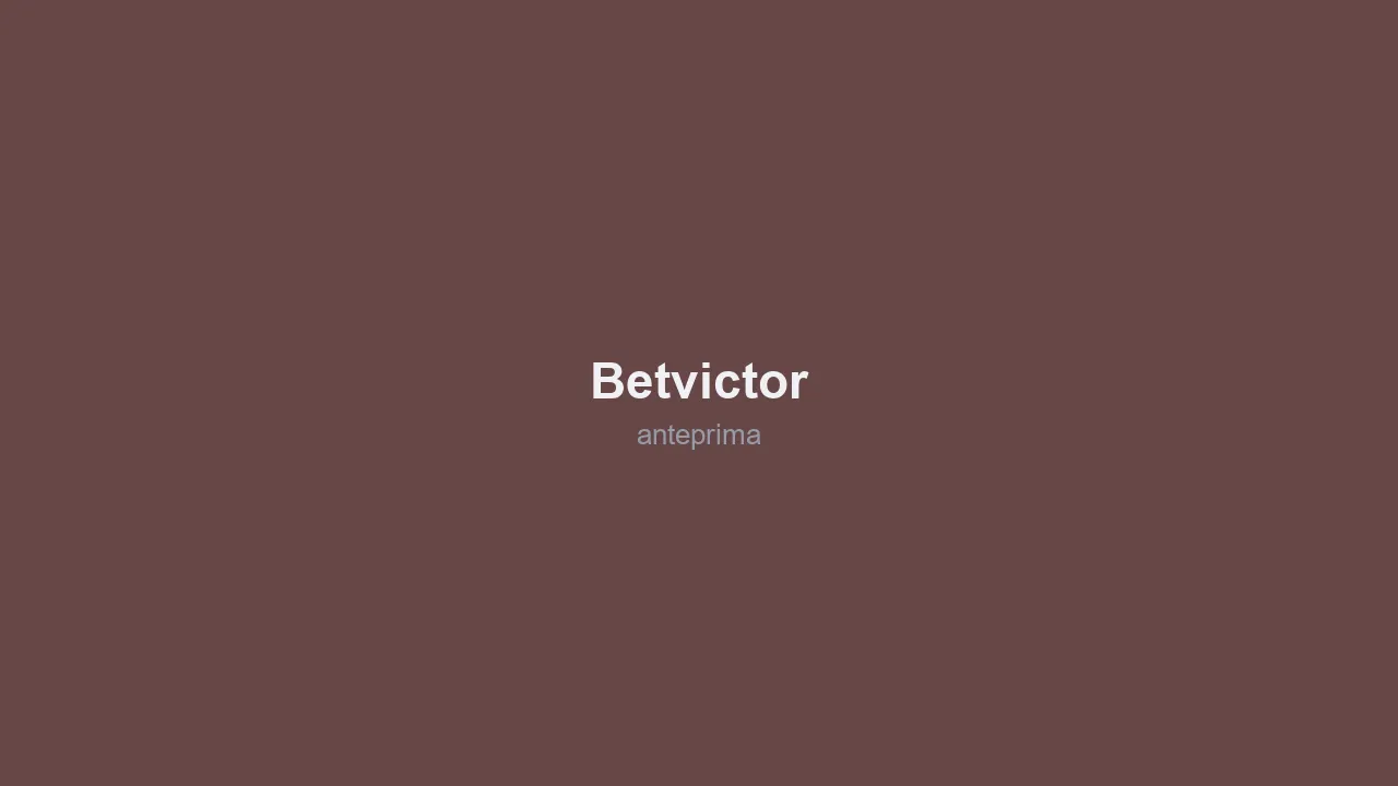 Schermata di BetVictor