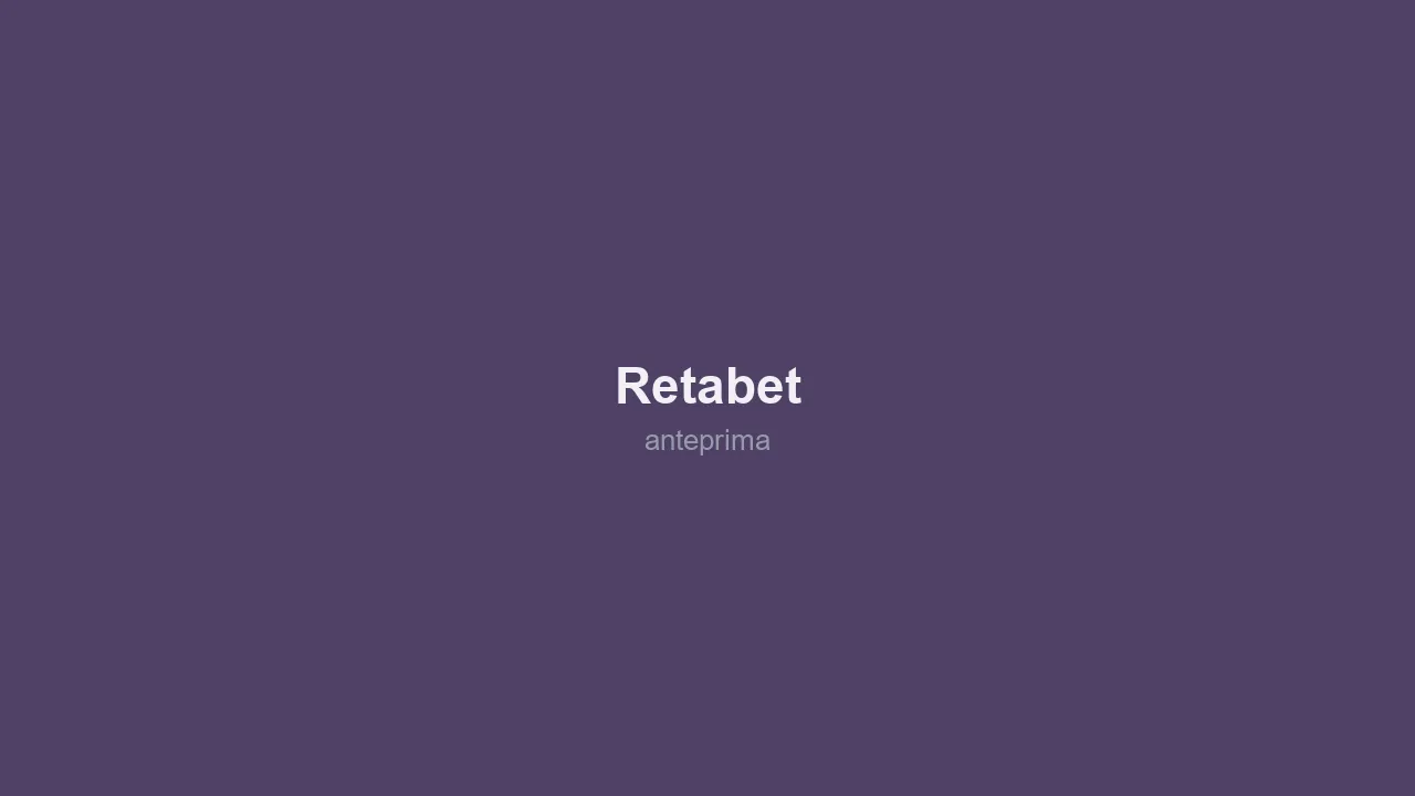 Schermata di Retabet
