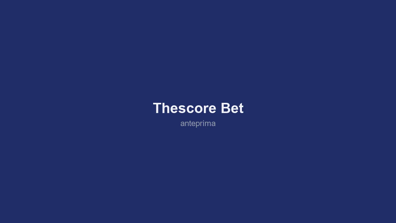 Schermata 3 di theScore Bet