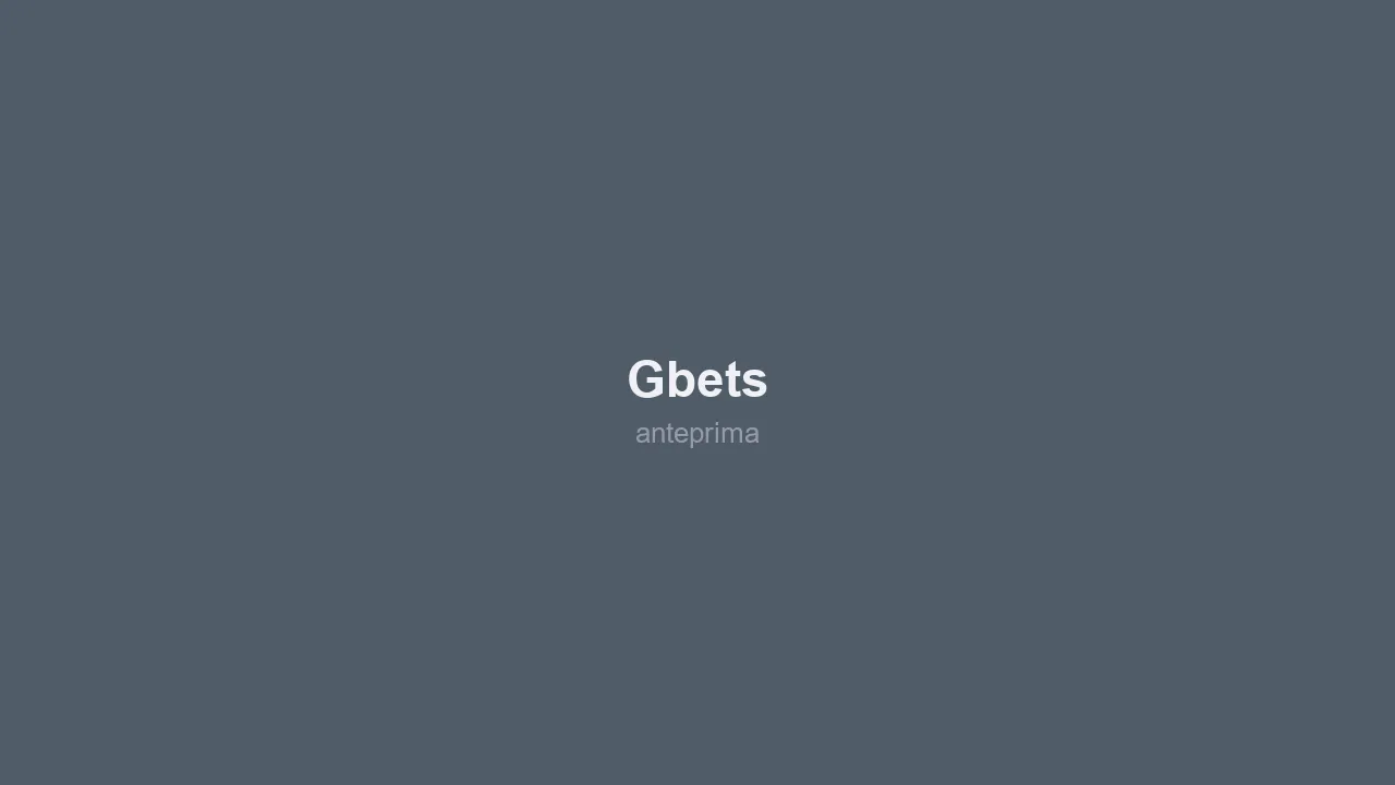 Schermata di Gbets