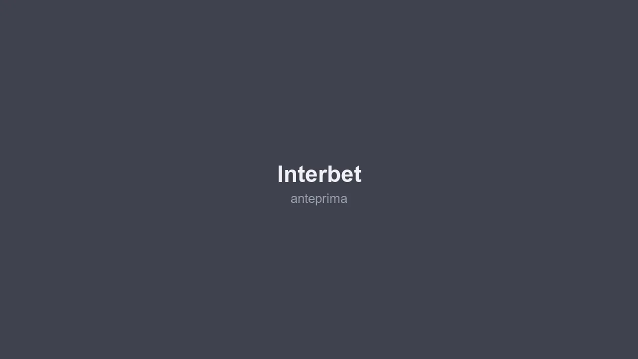 Schermata di Interbet