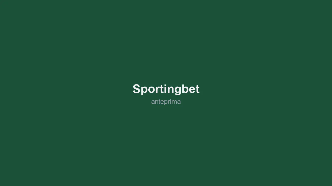 Schermata di Sportingbet