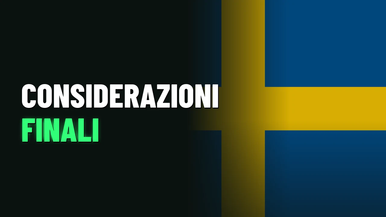 Considerazioni finali