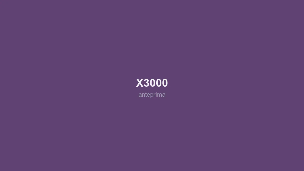 Schermata 1 di X3000