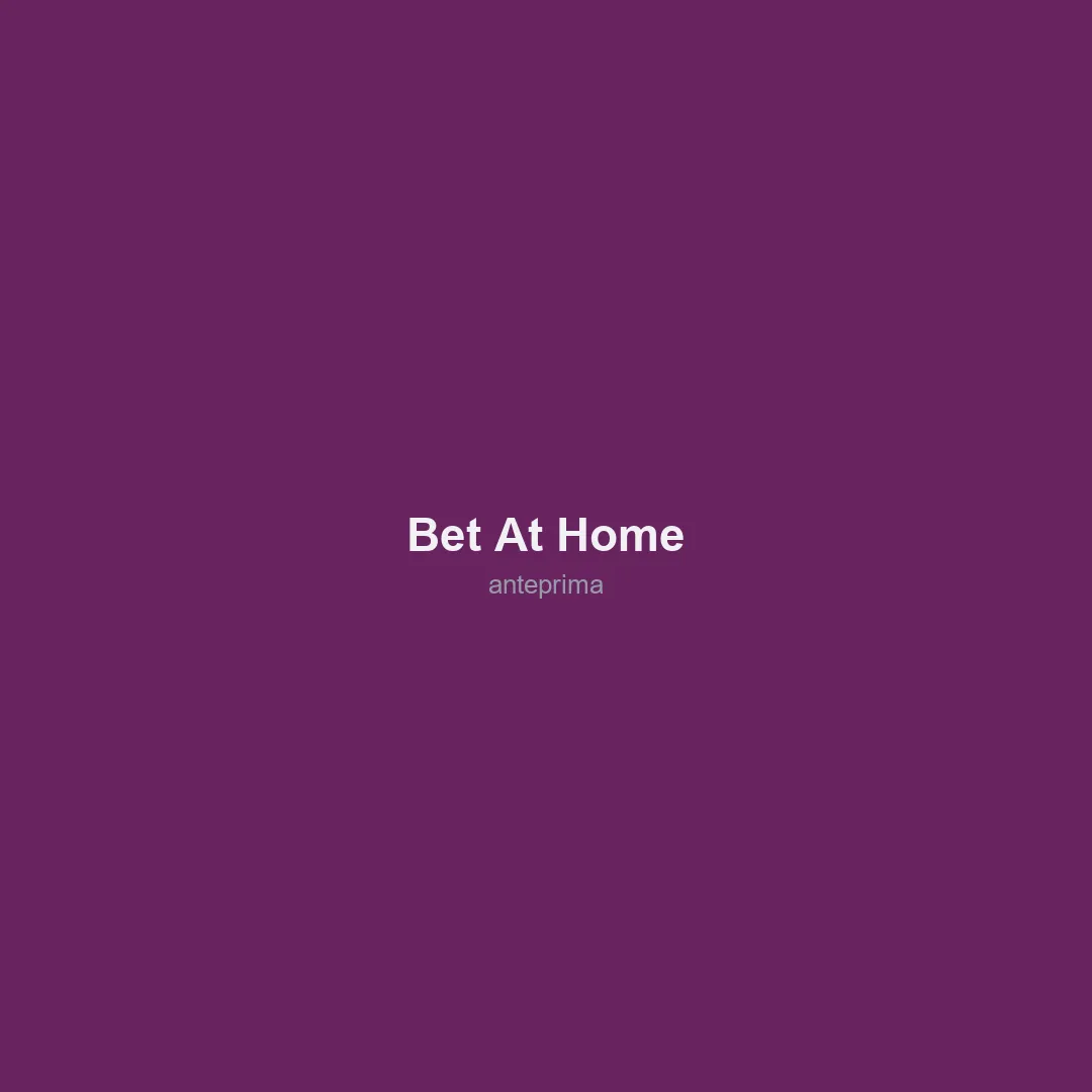 Schermata di Bet-at-home