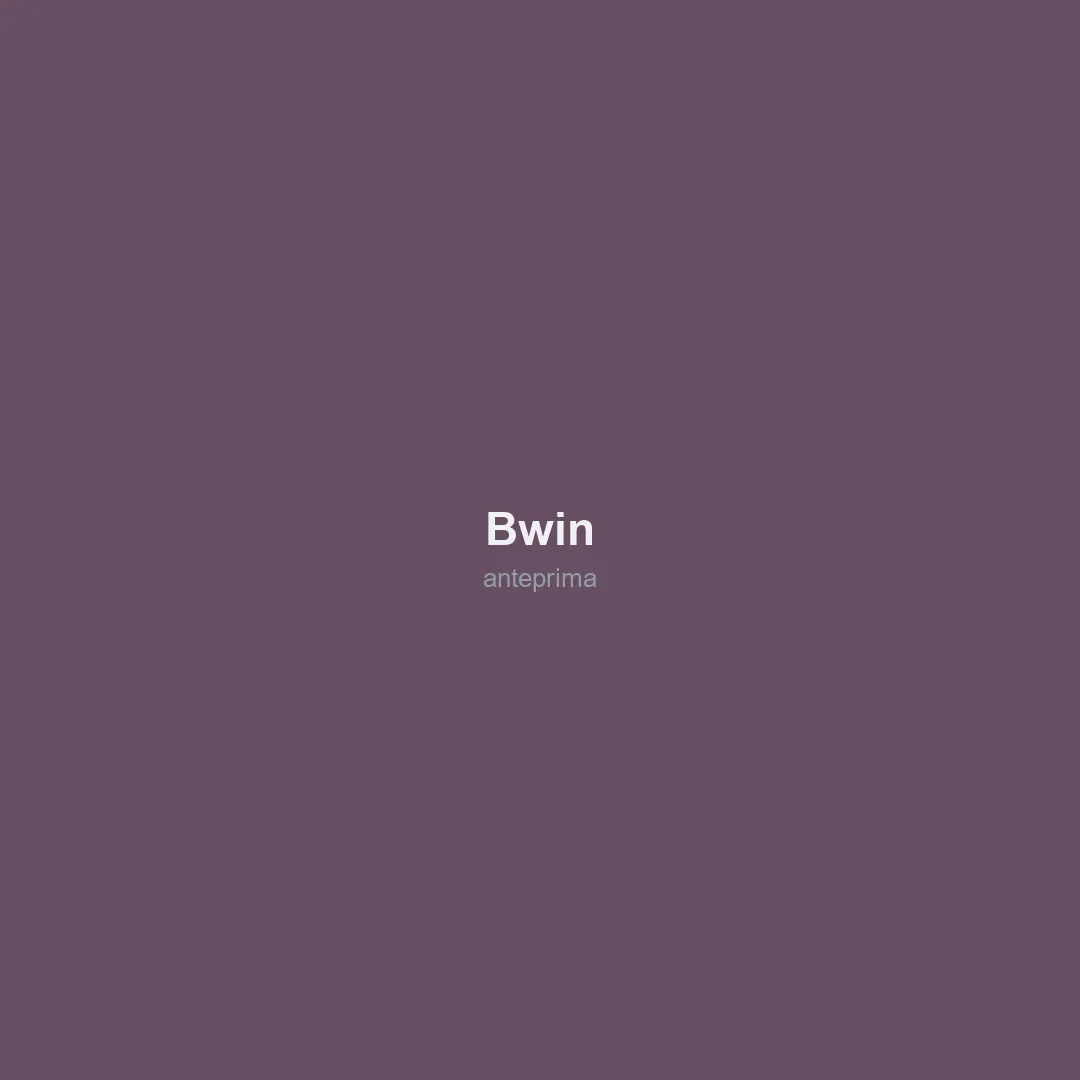 Schermata di Bwin