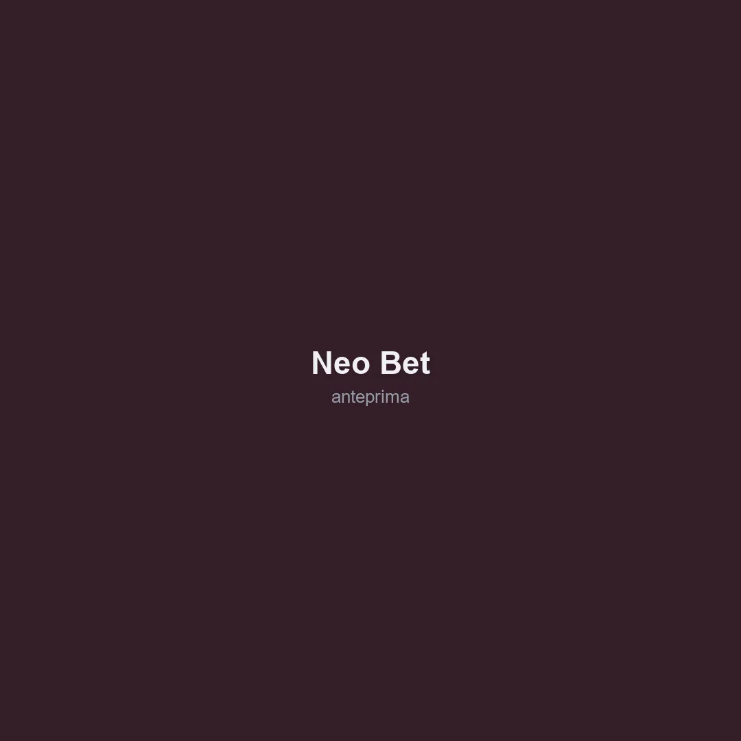 Schermata di NEO.bet
