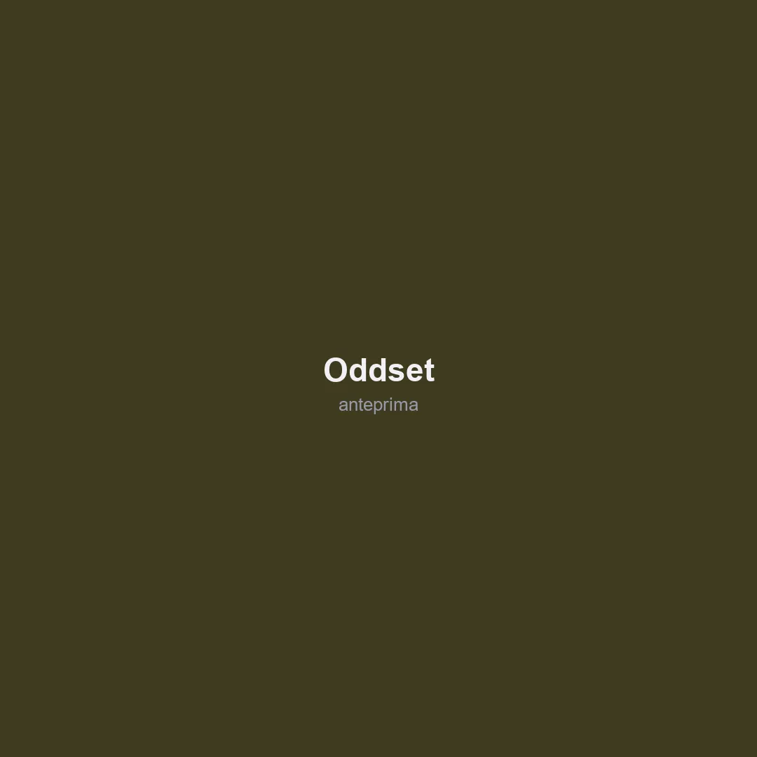 Schermata di Oddset