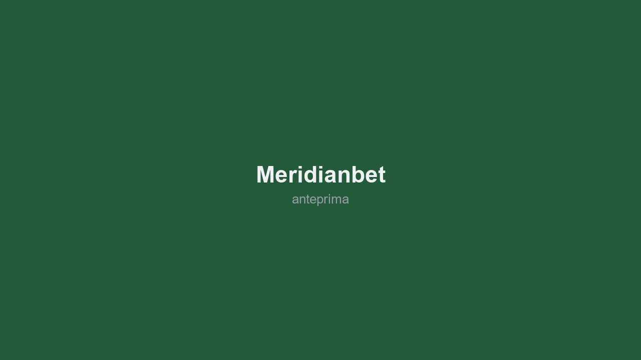 Schermata 3 di Meridianbet
