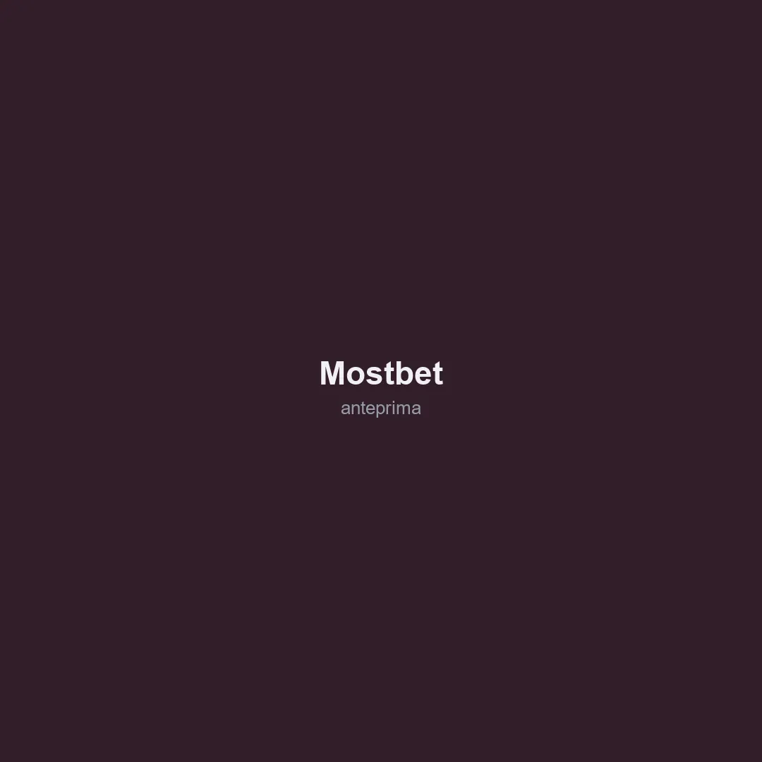 Migliori Siti Scommesse Turchia 2026 12 Schermata di Mostbet